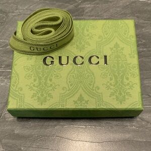 Gucci Green Box with Ribbon